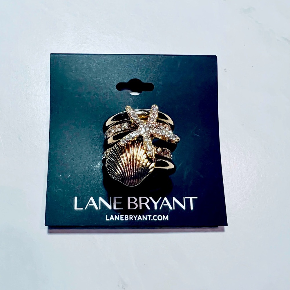 Lane Bryant Gold Ring Stack | Size 9 | NWT